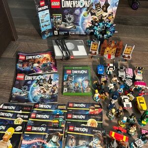 LEGO Dimensions Starter Pack Video Game Bundle With Level Packs And Figures